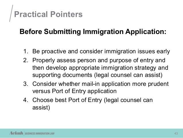 immigration recruitment form 2013